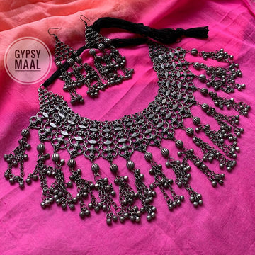 Gypsy Vibe Necklace & Earrings Set